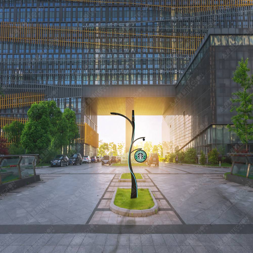 LED燈桿屏08.jpg 太龍智下智慧LED燈桿屏